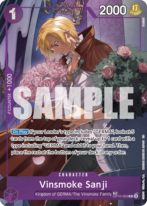 Vinsmoke Sanji OP10-063 - Legacy of the Master OP12 kart görseli