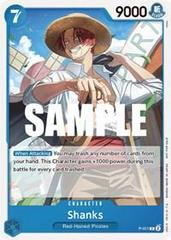 Shanks P-051 - One Piece Promo kart gorseli