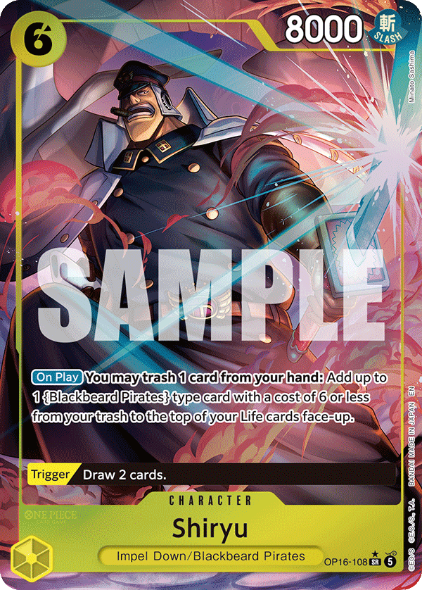 Shiryu (Alternate Art) OP16-108 - The Time of Battle OP16 kart görseli