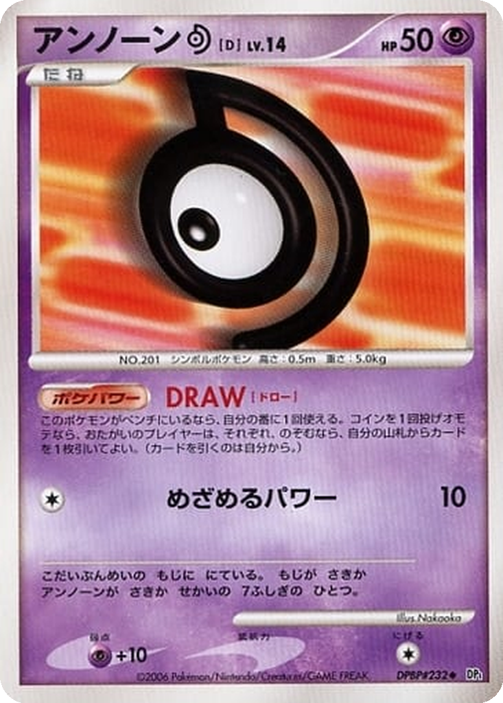 Unown D 55 - Space-Time Creation kart görseli