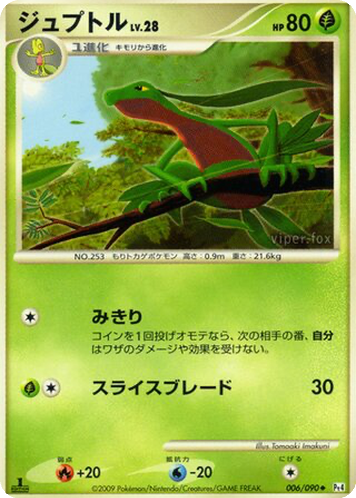 Grovyle 6 - Advent of Arceus kart görseli