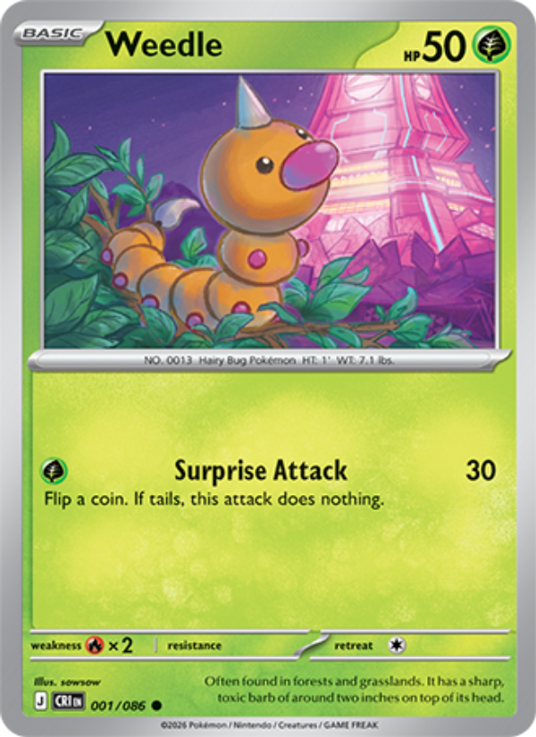 Weedle 001 - Chaos Rising kart görseli