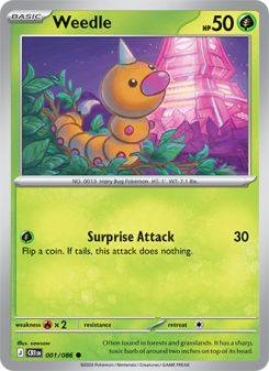 Weedle 001 - Chaos Rising kart gorseli