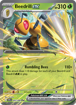Beedrill ex 003 - Chaos Rising kart gorseli