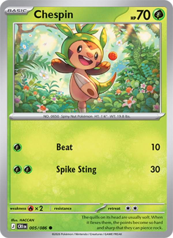 Chespin 005 - Chaos Rising kart görseli