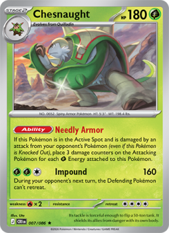 Chesnaught 007 - Chaos Rising kart gorseli