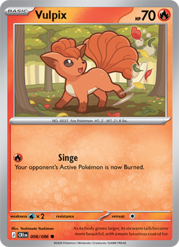Vulpix 008 - Chaos Rising kart görseli
