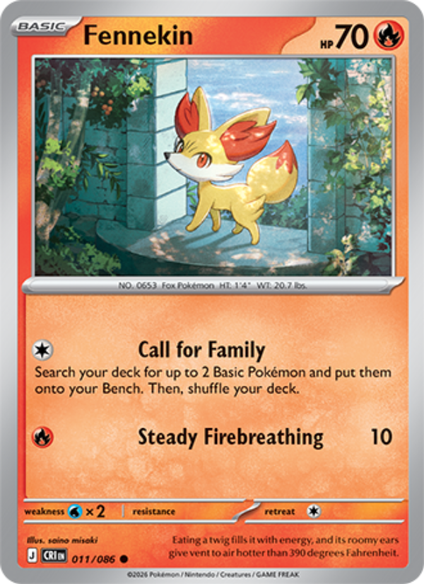 Fennekin 011 - Chaos Rising kart görseli