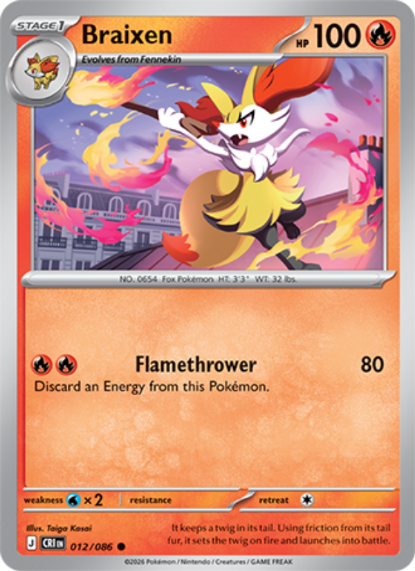 Braixen 012 - Chaos Rising kart görseli