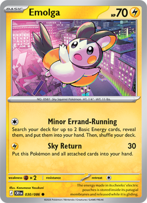 Emolga 030 - Chaos Rising kart görseli