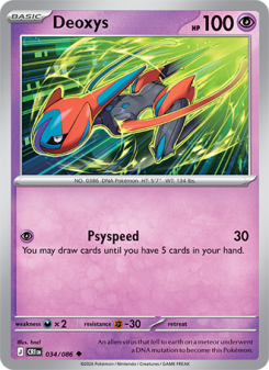Deoxys 034 - Chaos Rising kart gorseli