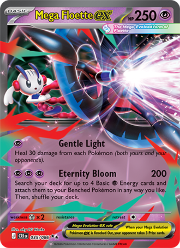 Mega Floette ex 035 - Chaos Rising kart görseli