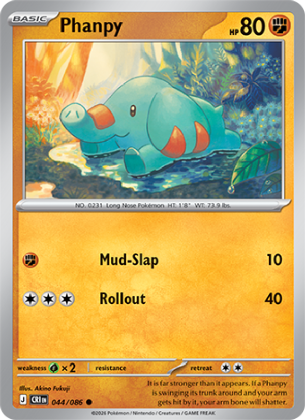 Phanpy 044 - Chaos Rising kart görseli