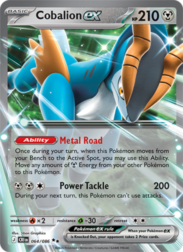 Cobalion ex 064 - Chaos Rising kart görseli
