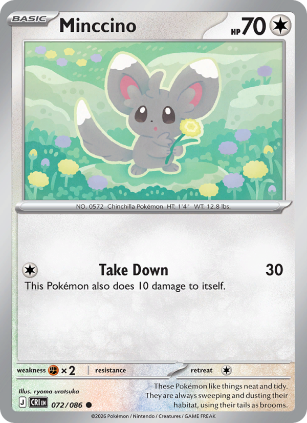 Minccino 072 - Chaos Rising kart görseli
