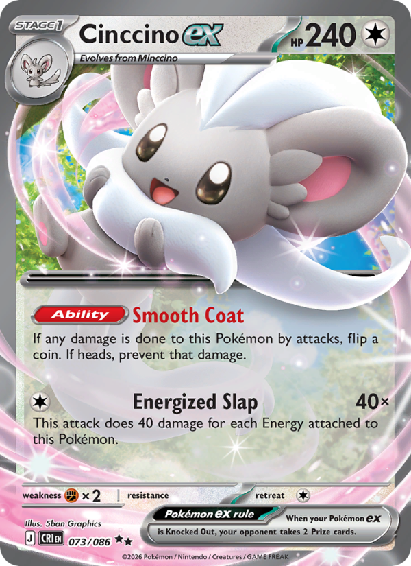 Cinccino ex 073 - Chaos Rising kart görseli
