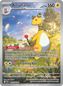 Ampharos 090 - Chaos Rising kart gorseli