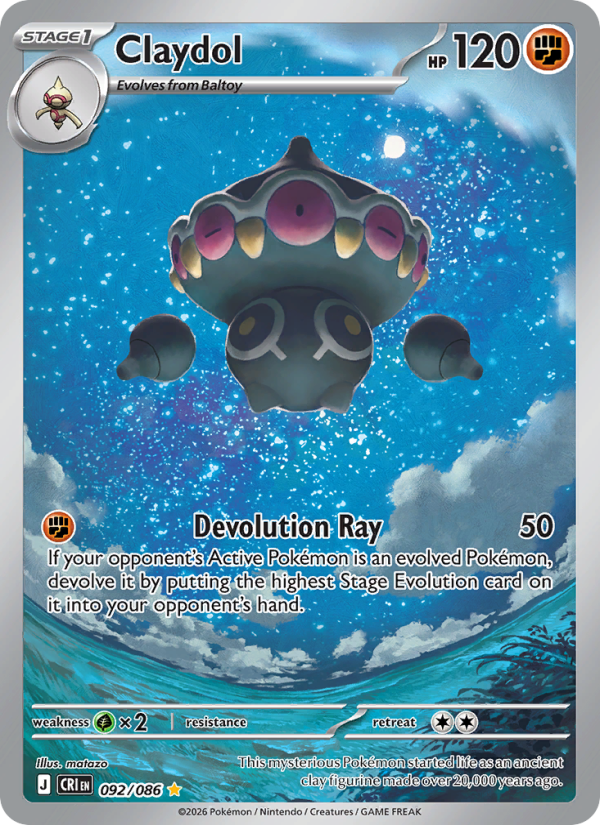 Claydol 092 - Chaos Rising kart görseli