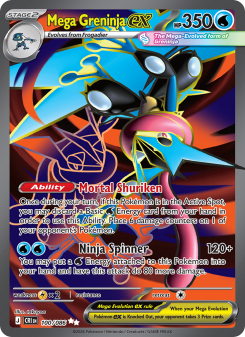 Mega Greninja ex 100 - Chaos Rising kart gorseli