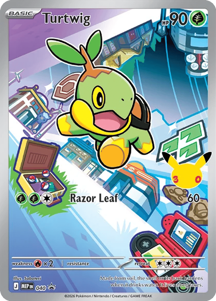 Turtwig 040 - MEP Black Star Promos kart gorseli