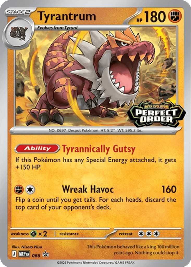 Tyrantrum 066 istek listesi kartı
