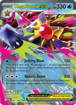 Mega Starmie ex 021 - Perfect Order kart gorseli
