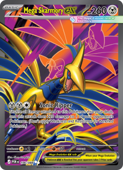 Mega Skarmory ex 106 istek listesi kartı