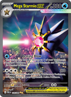Mega Starmie ex 118 favori kart görseli
