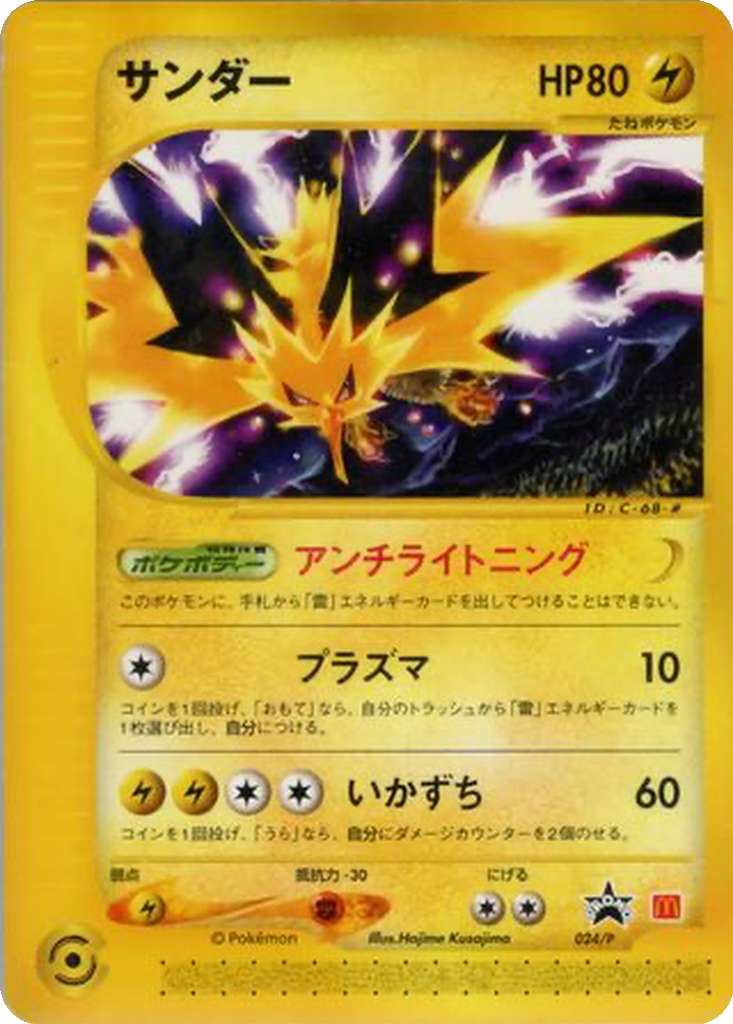 Zapdos 24 - P Promos kart görseli