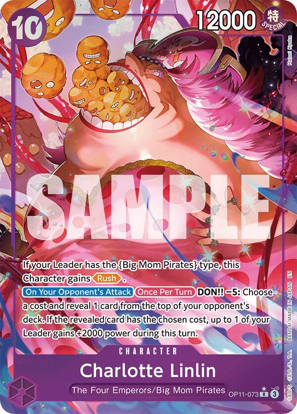 Charlotte Linlin OP11-073 - A Fist of Divine Speed OP11 kart görseli
