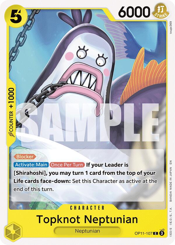 Topknot Neptunian OP11-107 - A Fist of Divine Speed OP11 kart görseli