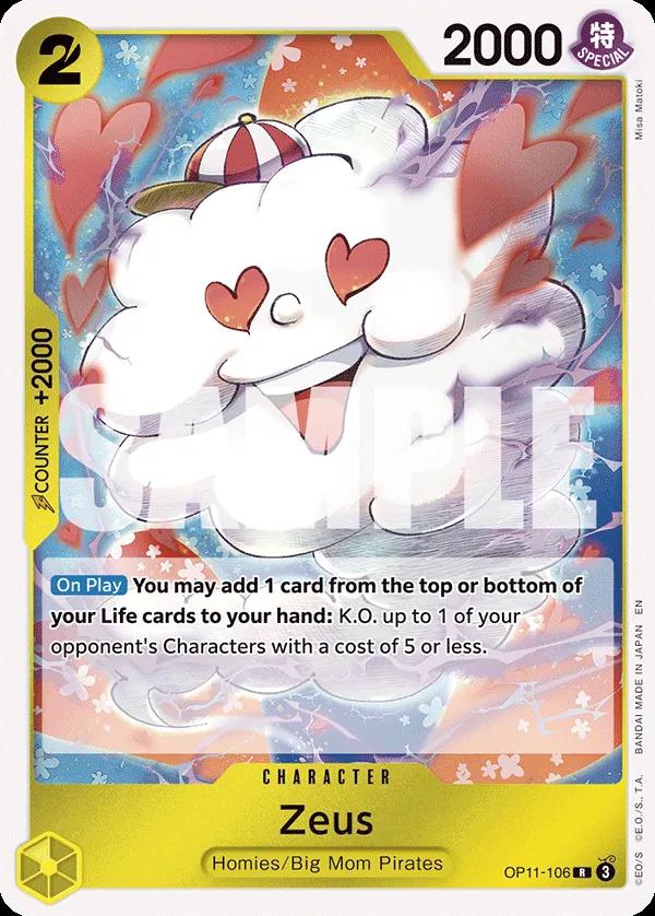 Zeus OP11-106 - A Fist of Divine Speed OP11 kart görseli