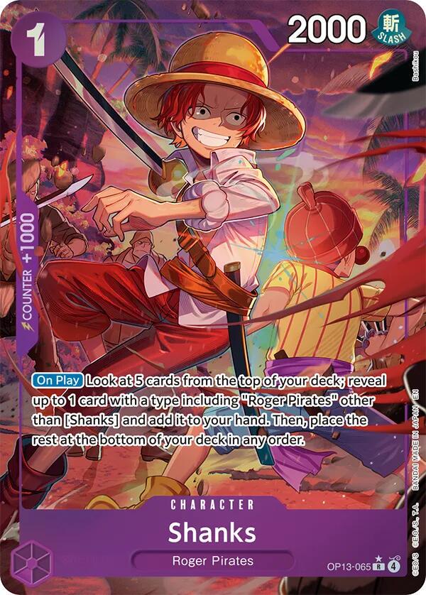 Shanks OP13-065 - Carrying On His Will OP13 kart görseli