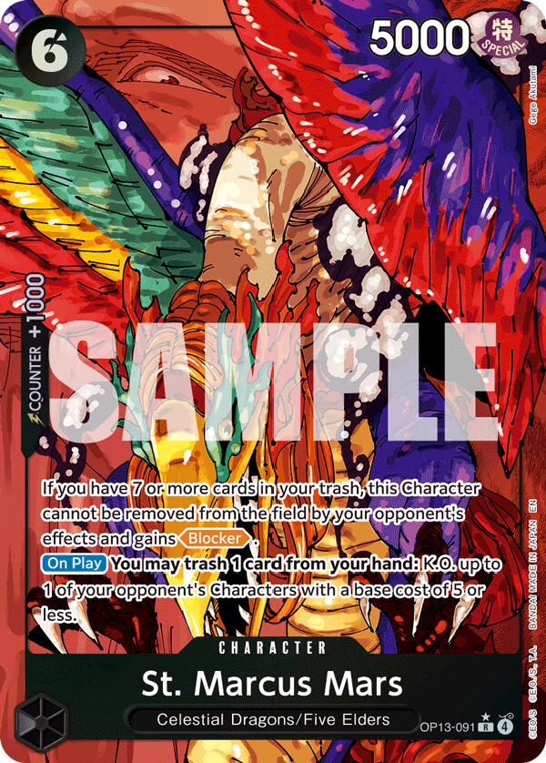 St. Marcus Mars OP13-091 - Carrying On His Will OP13 kart görseli