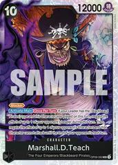 Marshall.D.Teach OP09-093 - Emperors in the New World OP09 kart görseli