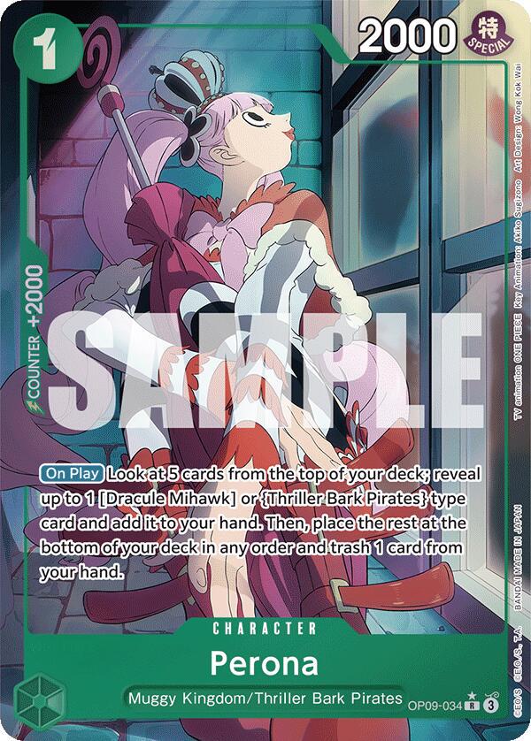 Perona OP09-034 - Emperors in the New World OP09 kart görseli