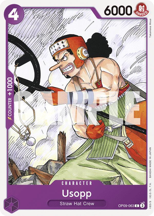 Usopp OP09-063 - Emperors in the New World OP09 kart görseli