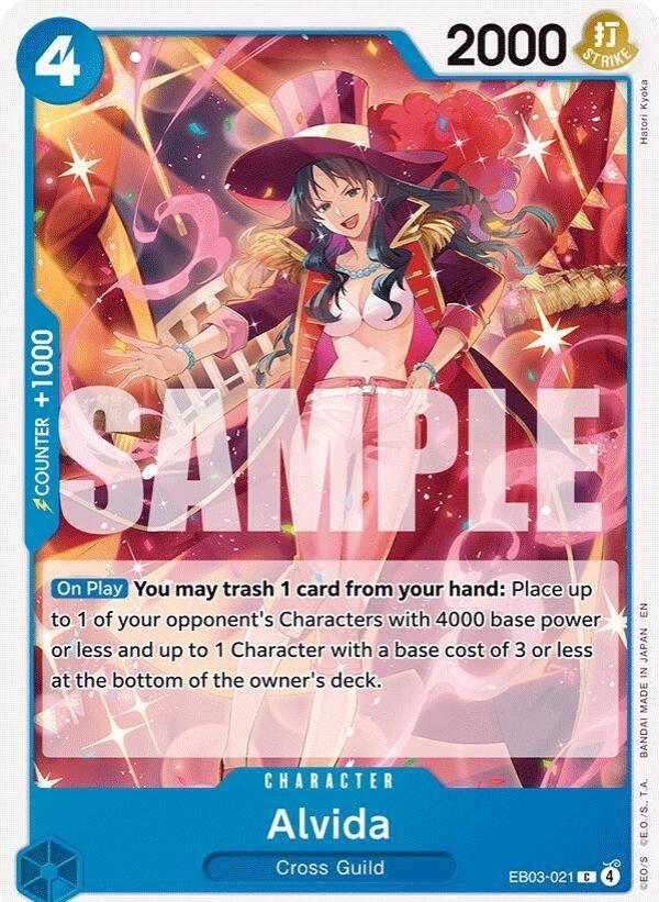 Alvida EB03-021 - Extra Booster: One Piece Heroine's Edition EB03 kart görseli