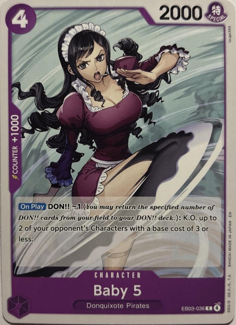 Baby 5 EB03-036 - Extra Booster: One Piece Heroine's Edition EB03 kart görseli