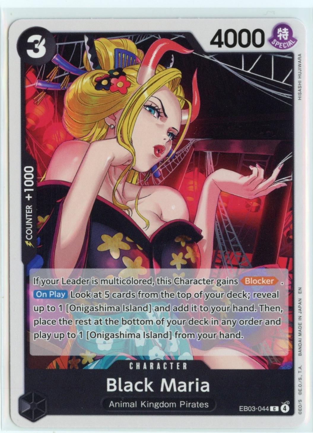 Black Maria EB03-044 - Extra Booster: One Piece Heroine's Edition EB03 kart görseli