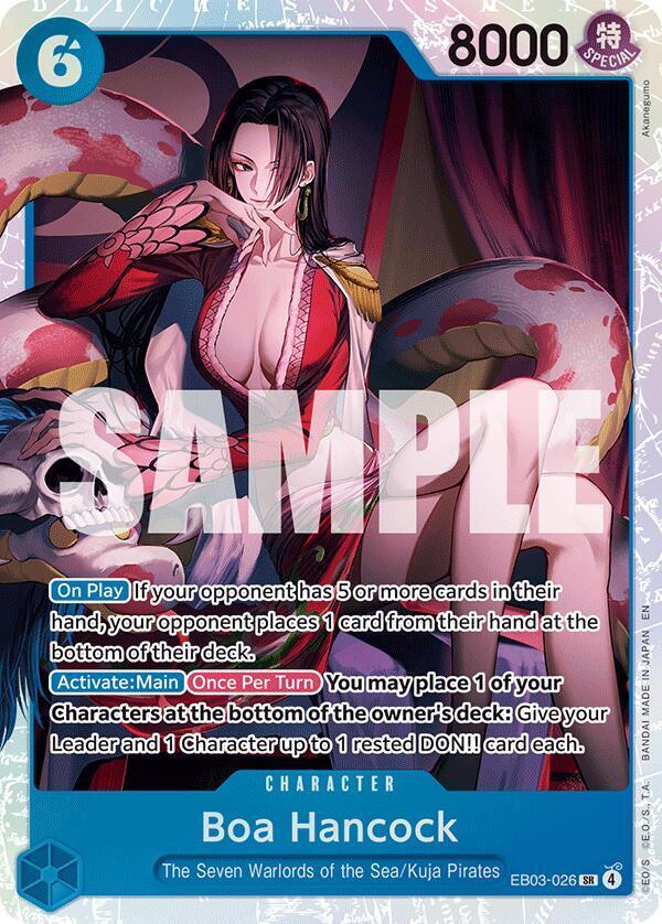 Boa Hancock EB03-026 - Extra Booster: One Piece Heroine's Edition EB03 kart görseli