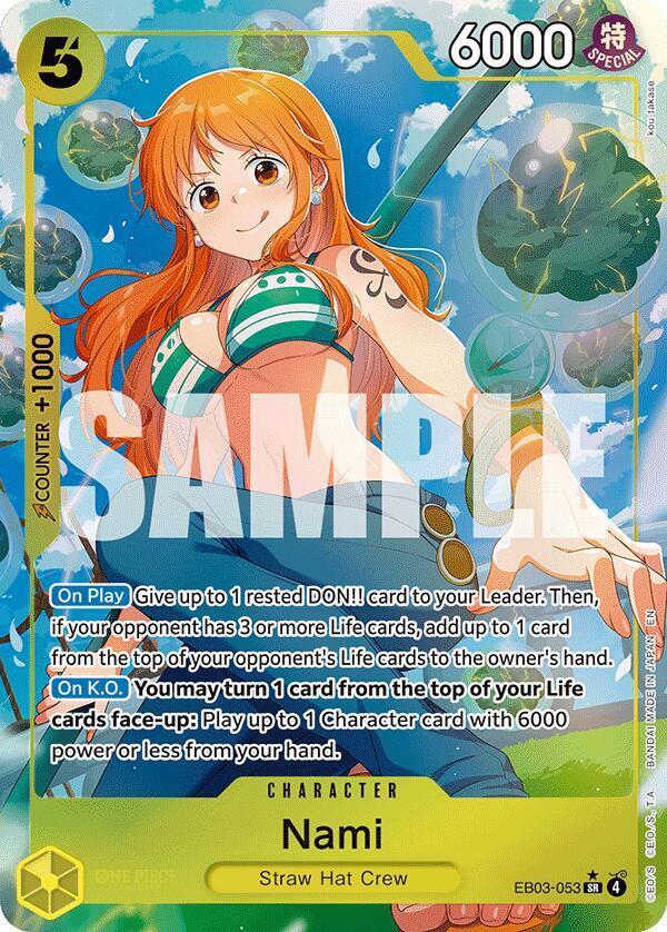 Nami EB03-053 - Extra Booster: One Piece Heroine's Edition EB03 kart görseli