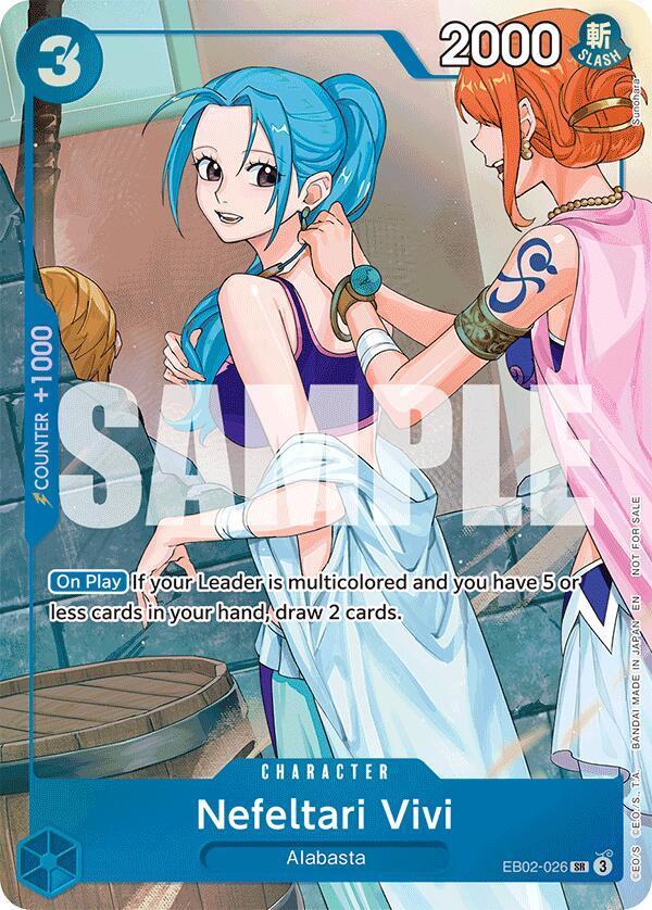 Nefeltari Vivi EB02-026 - Extra Booster: One Piece Heroine's Edition EB03 kart görseli