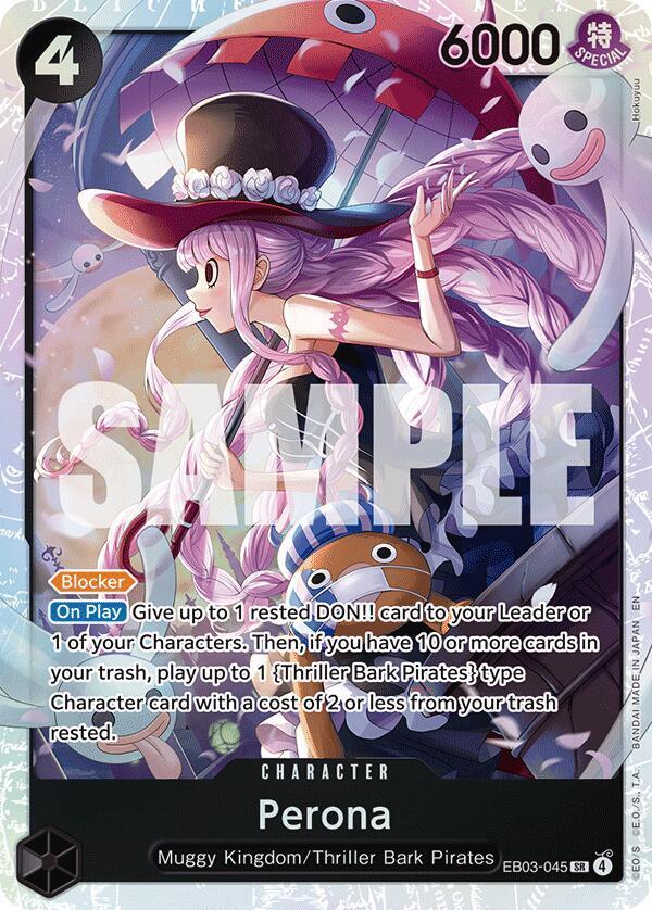 Perona EB03-045 - Extra Booster: One Piece Heroine's Edition EB03 kart görseli
