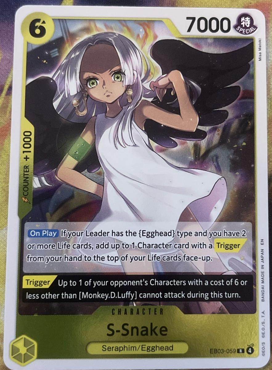 S-Snake EB03-059 - Extra Booster: One Piece Heroine's Edition EB03 kart görseli