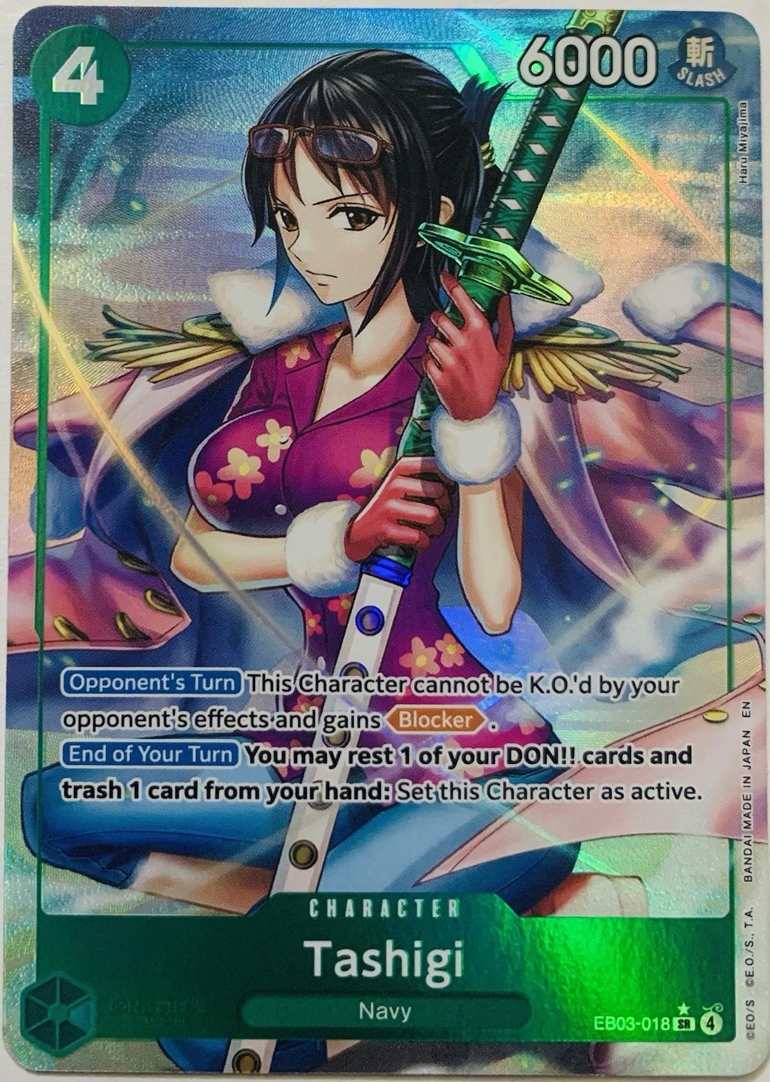 Tashigi EB03-018 - Extra Booster: One Piece Heroine's Edition EB03 kart görseli