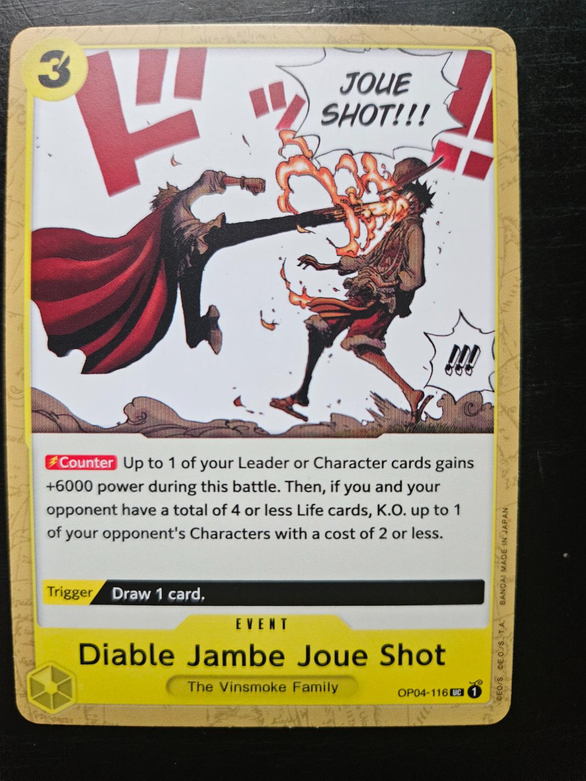 Diable Jambe Joue Shot