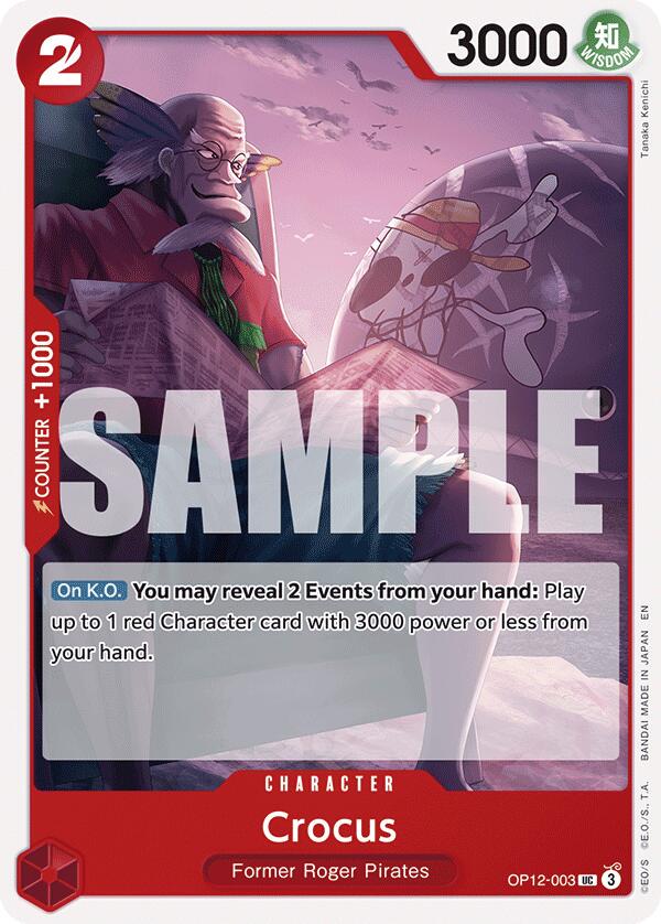 Crocus OP12-003 - Legacy of the Master OP12 kart görseli