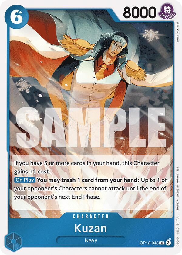 Kuzan OP12-043 - Legacy of the Master OP12 kart görseli