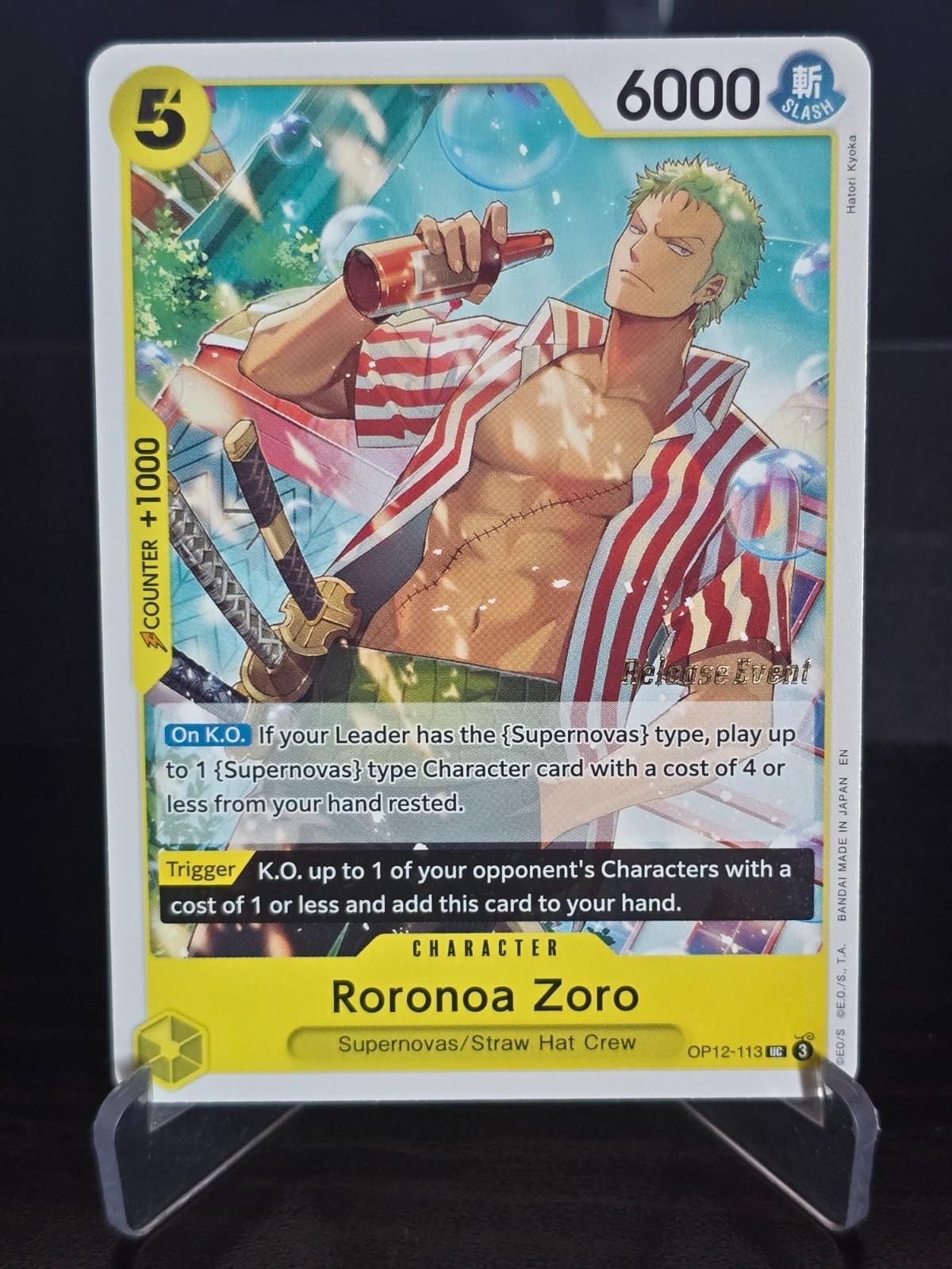 Roronoa Zoro OP12-113 - Legacy of the Master OP12 kart görseli